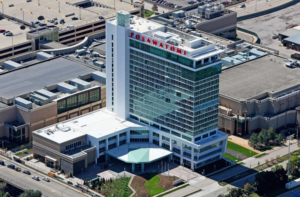 Potawatomi Hotel and Casino Steel Fabrication and Erection by CSE