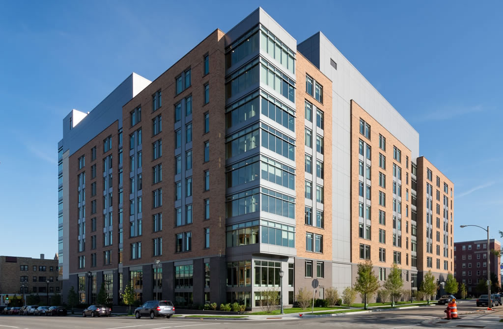 Marquette University Commons Metal Wall Panels Installed by CSE